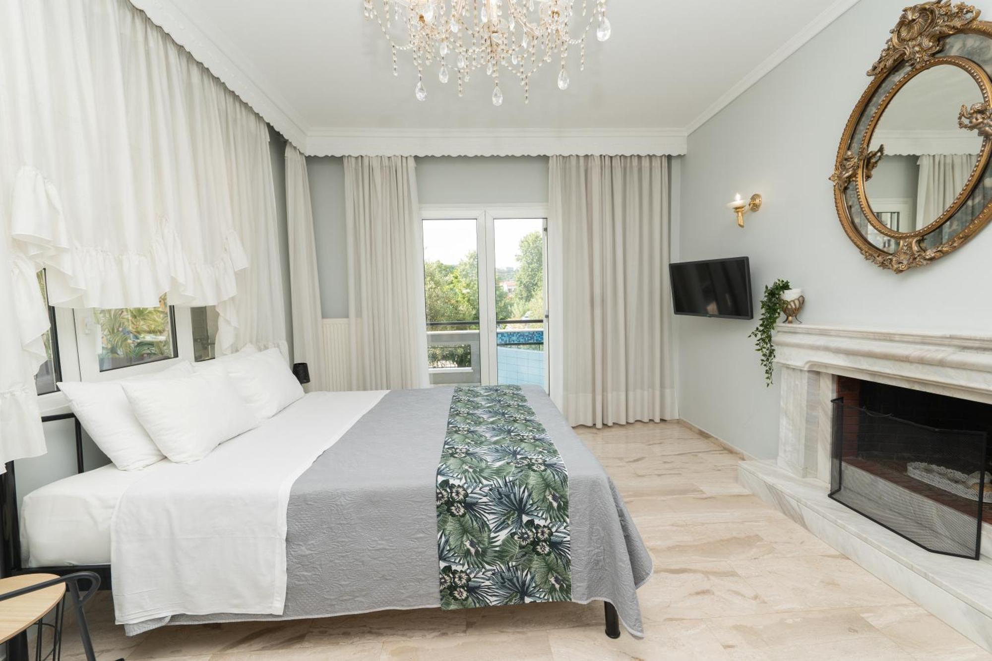 Glykanisos Suites เนอาเปรามอส ภายนอก รูปภาพ