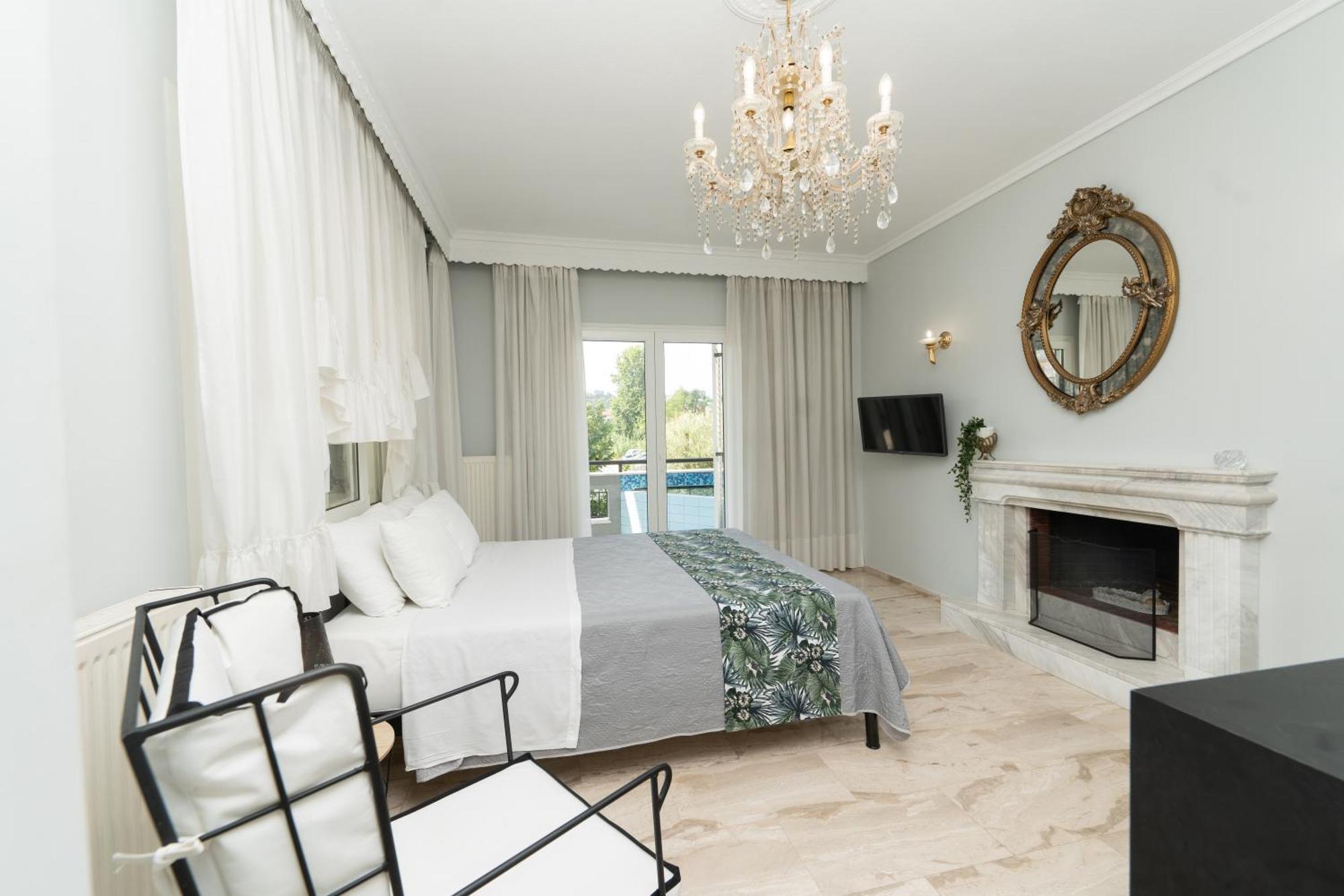 Glykanisos Suites เนอาเปรามอส ภายนอก รูปภาพ
