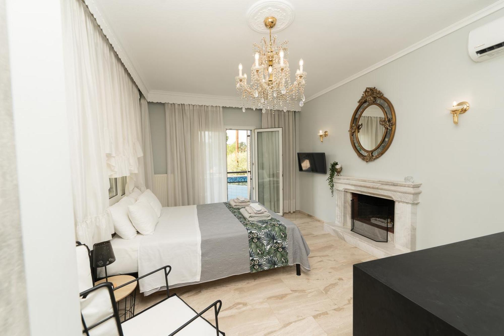 Glykanisos Suites เนอาเปรามอส ภายนอก รูปภาพ